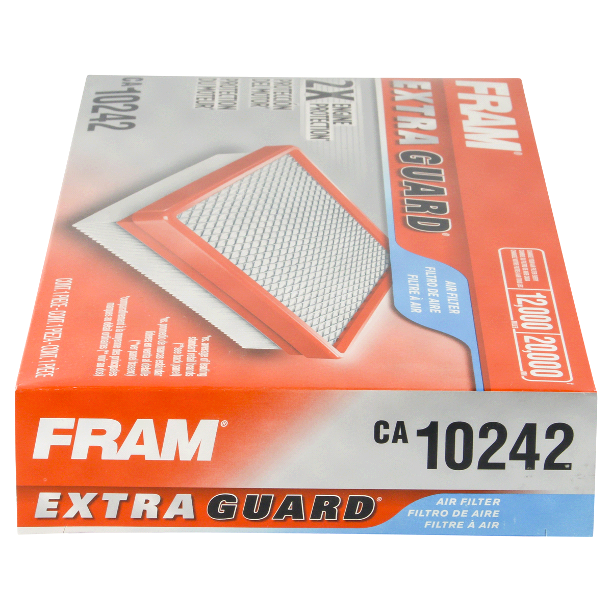 slide 3 of 6, Fram Extra Guard Air Filter CA10242, 1 ct