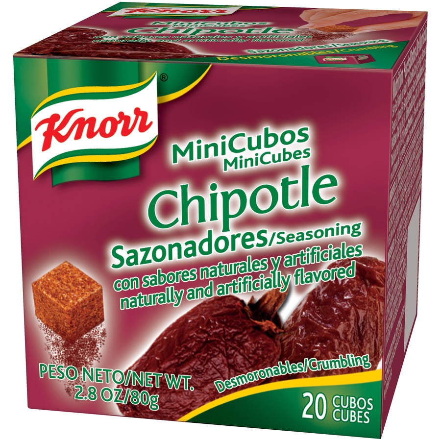 slide 1 of 2, Knorr Minicubes Chipotle Seasoning, 20 ct