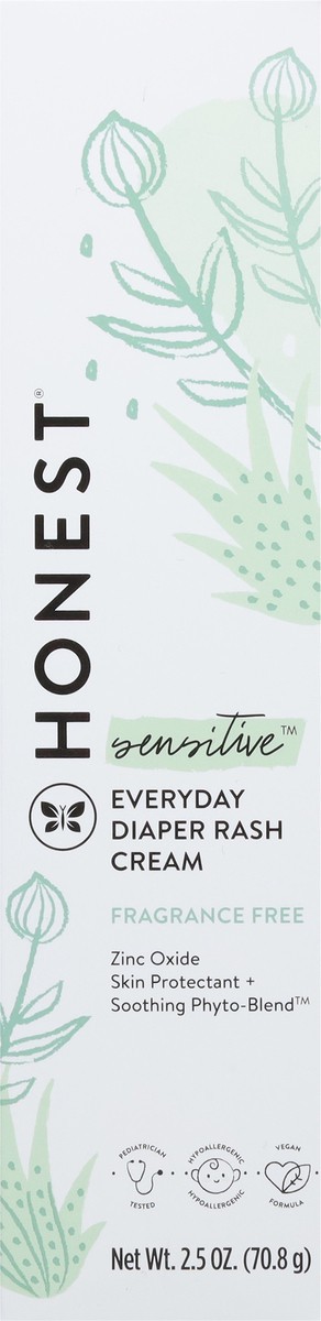 slide 10 of 16, Honest Sensitive Everyday Diaper Rash Cream 2.5 oz, 2.5 oz