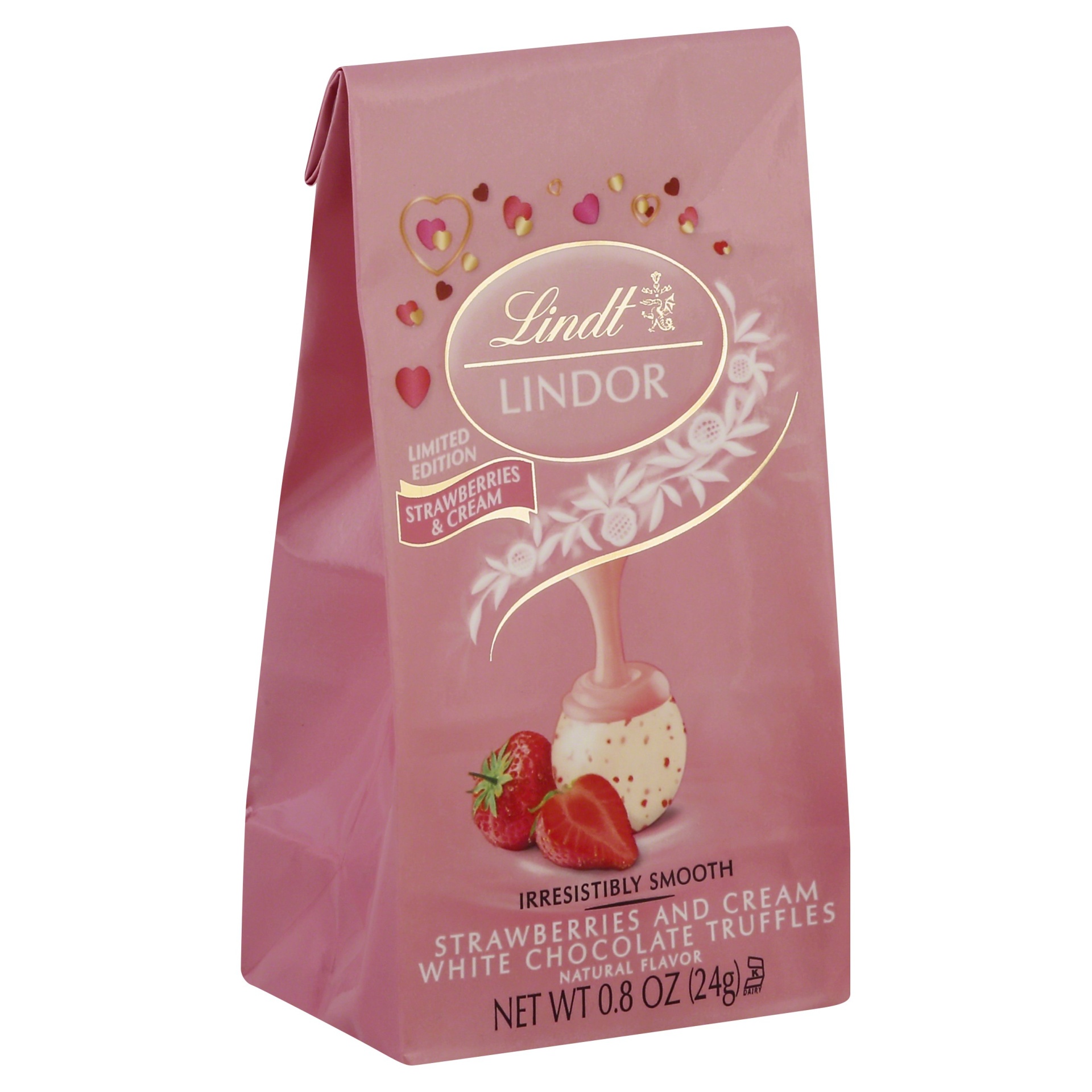 Lindt Lindor Valentines Strawberries And Cream White Chocolate Truffles Shipt 0855