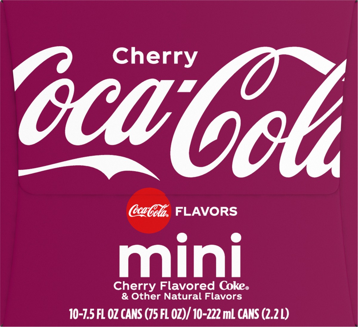 slide 3 of 9, Coca-Cola Cherry Fridge Pack Cans, 7.5 fl oz, 10 Pack, 10 ct