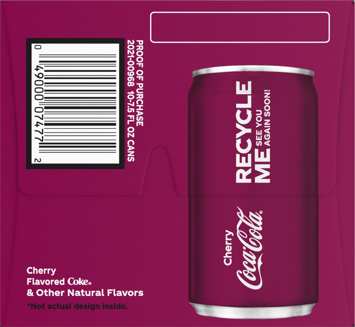 slide 8 of 9, Coca-Cola Cherry Fridge Pack Cans, 7.5 fl oz, 10 Pack, 10 ct