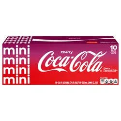 Coca-Cola Cherry Fridge Pack Cans, 7.5 fl oz, 10 Pack