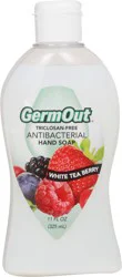 GermOut Antibacterial White Tea Berry Hand Soap 11 fl oz