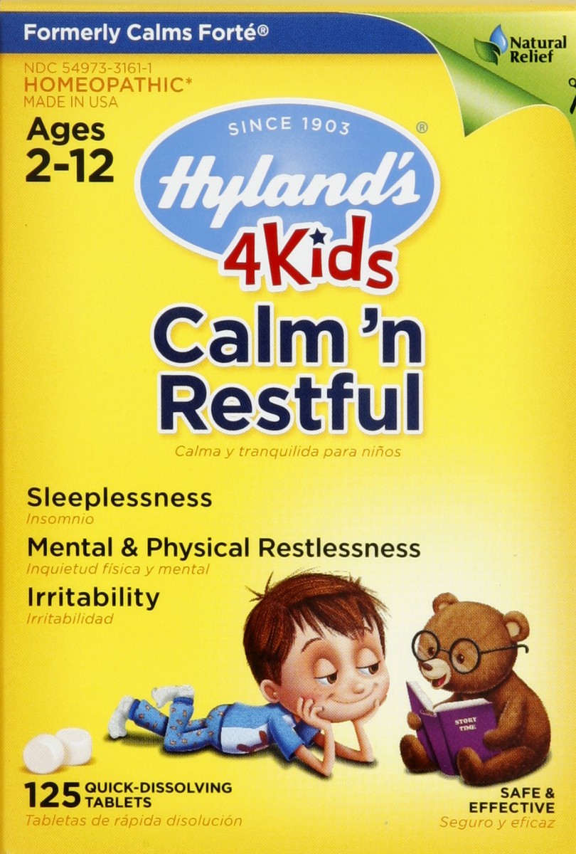 slide 6 of 6, Hyland's Calm And Restful Tablets, 125 ct