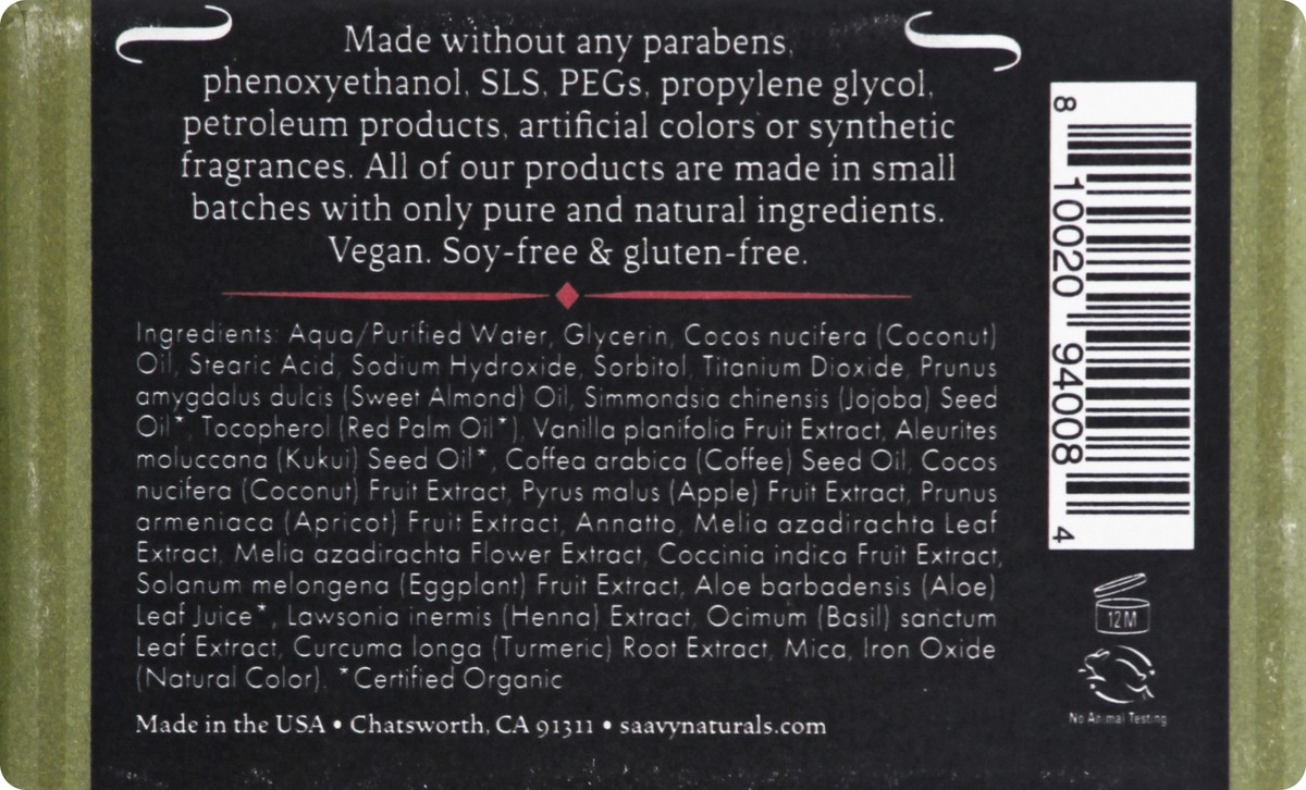slide 5 of 7, Saavy Naturals Handcrafted Soap 140 gr, 140 g