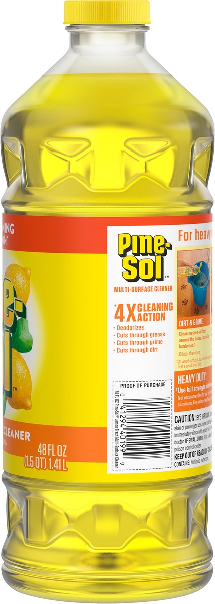 slide 3 of 7, Pine-Sol Lemon Fresh Multi-Surface Cleaner 48 fl oz, 48 fl oz