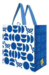 Kroger Earthwise MB Fresh Cart Tote Bag - Blue/White, 1 ct