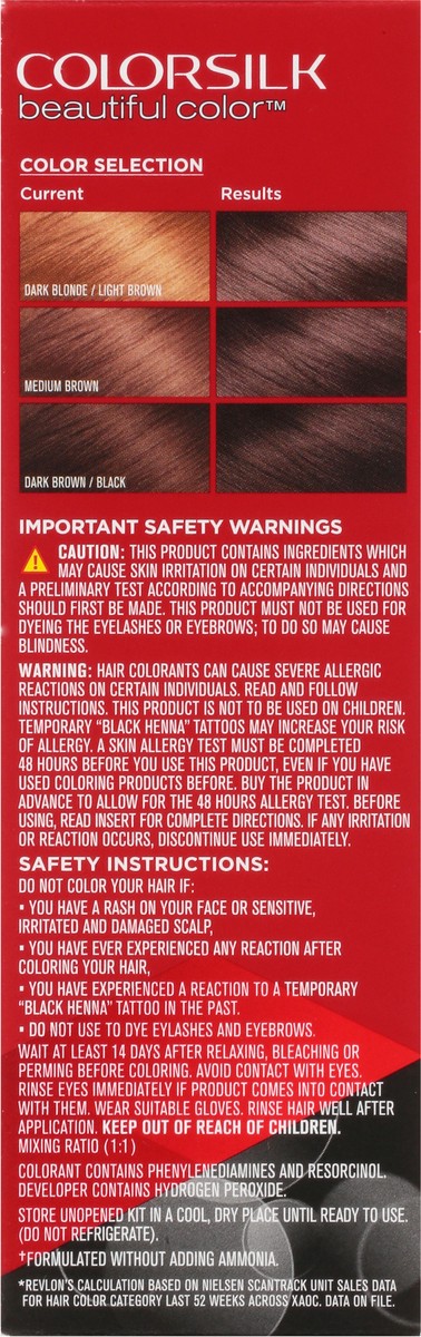 slide 8 of 9, Revlon Colorsilk 20 Brown Black Vegan Keratin Permanent Hair Color 1 Each, 1 ct