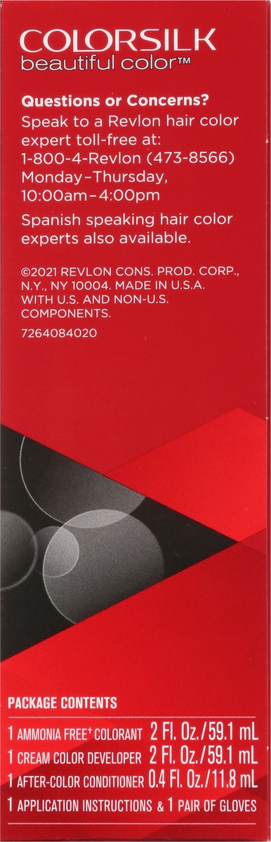 slide 5 of 9, Revlon Colorsilk 20 Brown Black Vegan Keratin Permanent Hair Color 1 Each, 1 ct