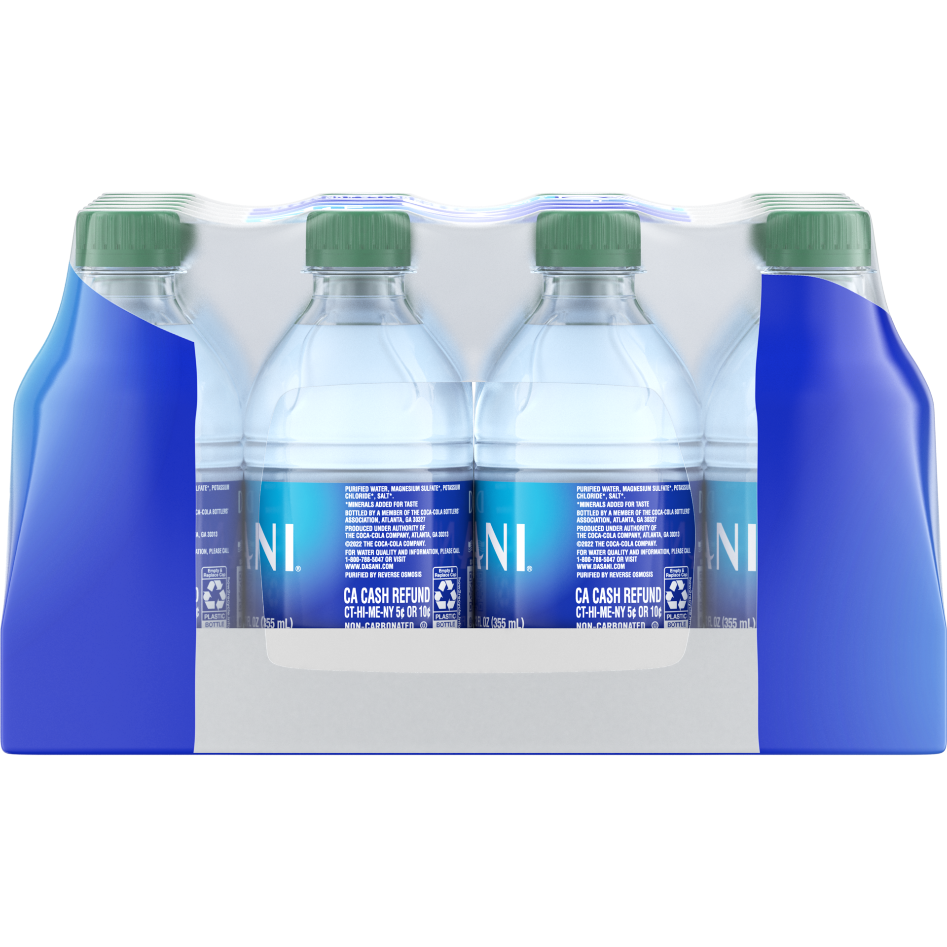 slide 2 of 4, DASANI Purified Water Bottles Enhanced with Minerals, 12 fl oz, 24 Pack, 288 fl oz
