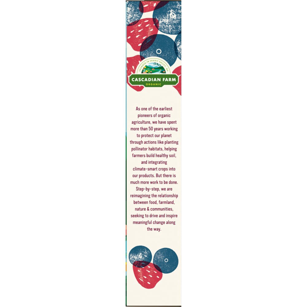 slide 3 of 6, Cascadian Farm Organic Mixed Berry Cereal, No Added Sugar, 12.5 oz, 12.5 oz