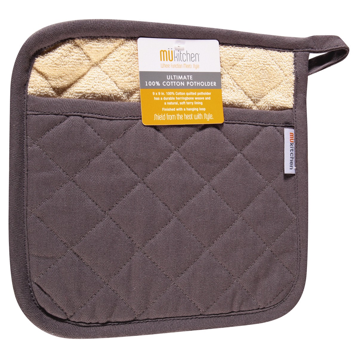 slide 5 of 9, MÜkitchen Ultimate 100% Cotton Stainless Potholder 1 ea, 1 ct