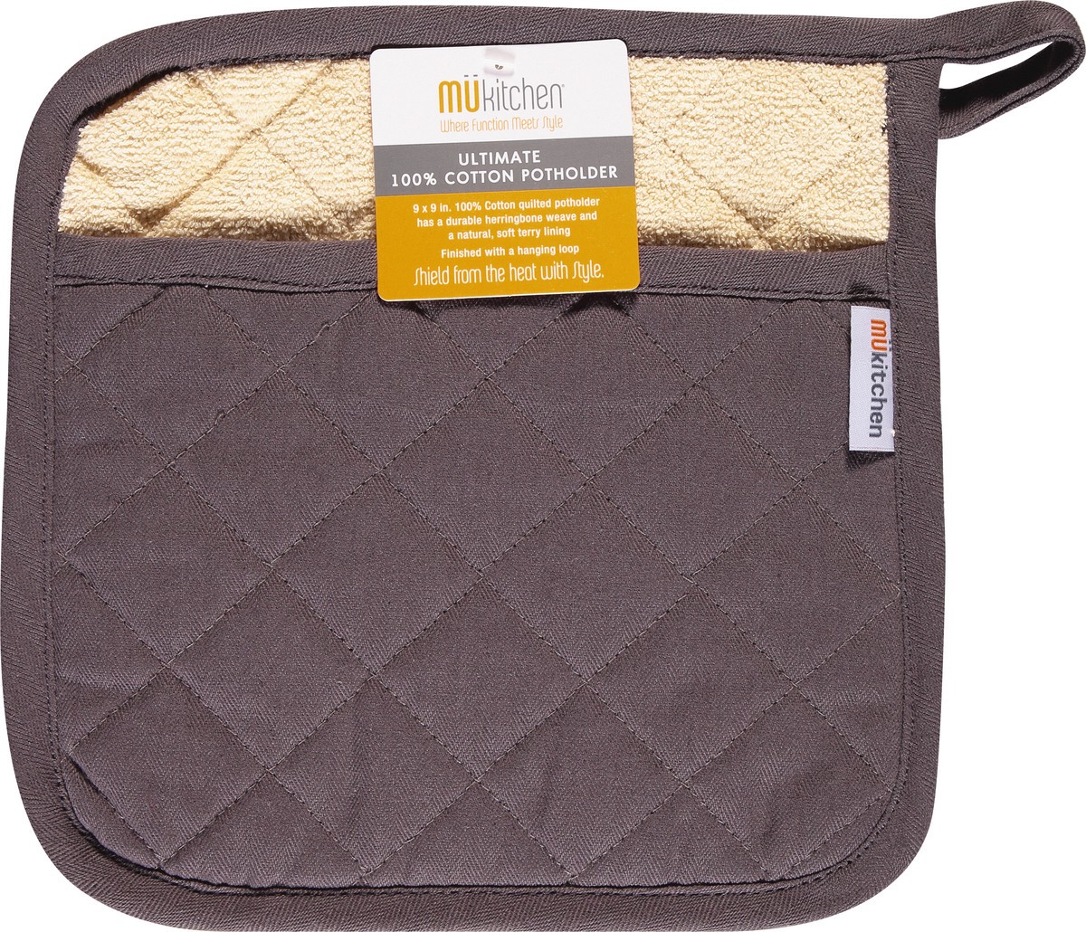 slide 1 of 9, MÜkitchen Ultimate 100% Cotton Stainless Potholder 1 ea, 1 ct