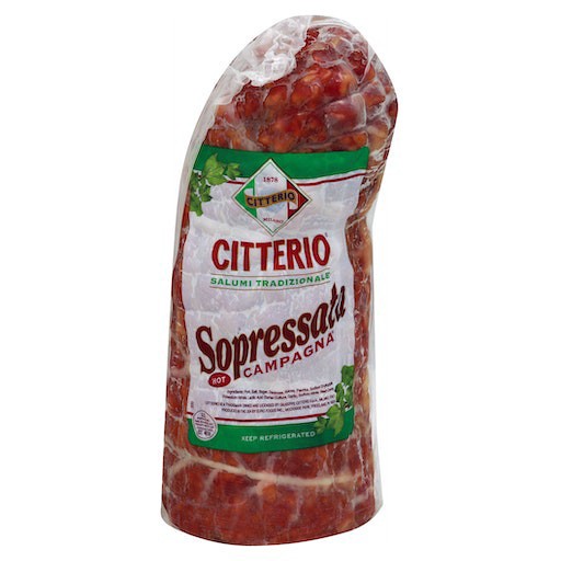 slide 1 of 1, Giant Eagle Sopressata, Campagna, Hot, Large, per lb