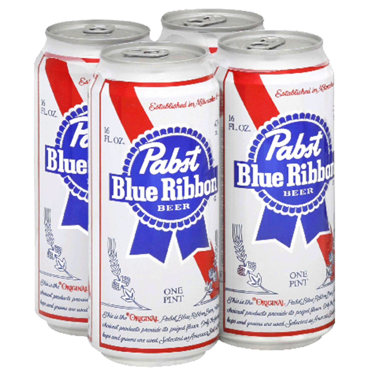 slide 1 of 1, Pabst Blue Ribbon Beer, 6 ct; 16 oz