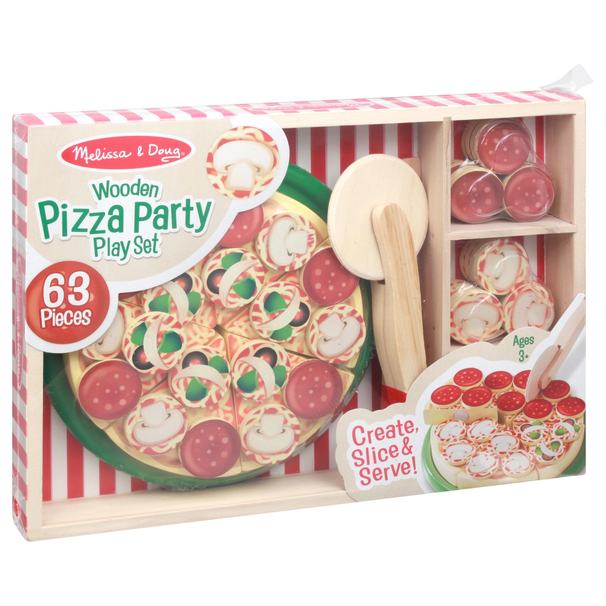 slide 8 of 9, Melissa & Doug Wooden Pizza Party Play Set 1 ea, 1 ct