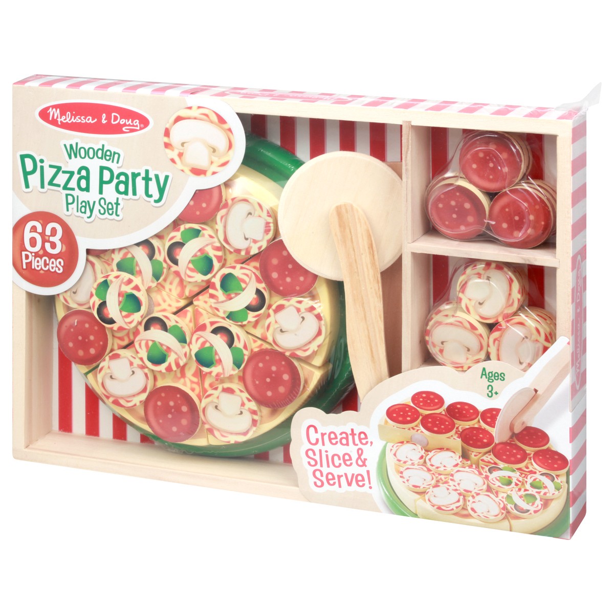 slide 4 of 9, Melissa & Doug Wooden Pizza Party Play Set 1 ea, 1 ct