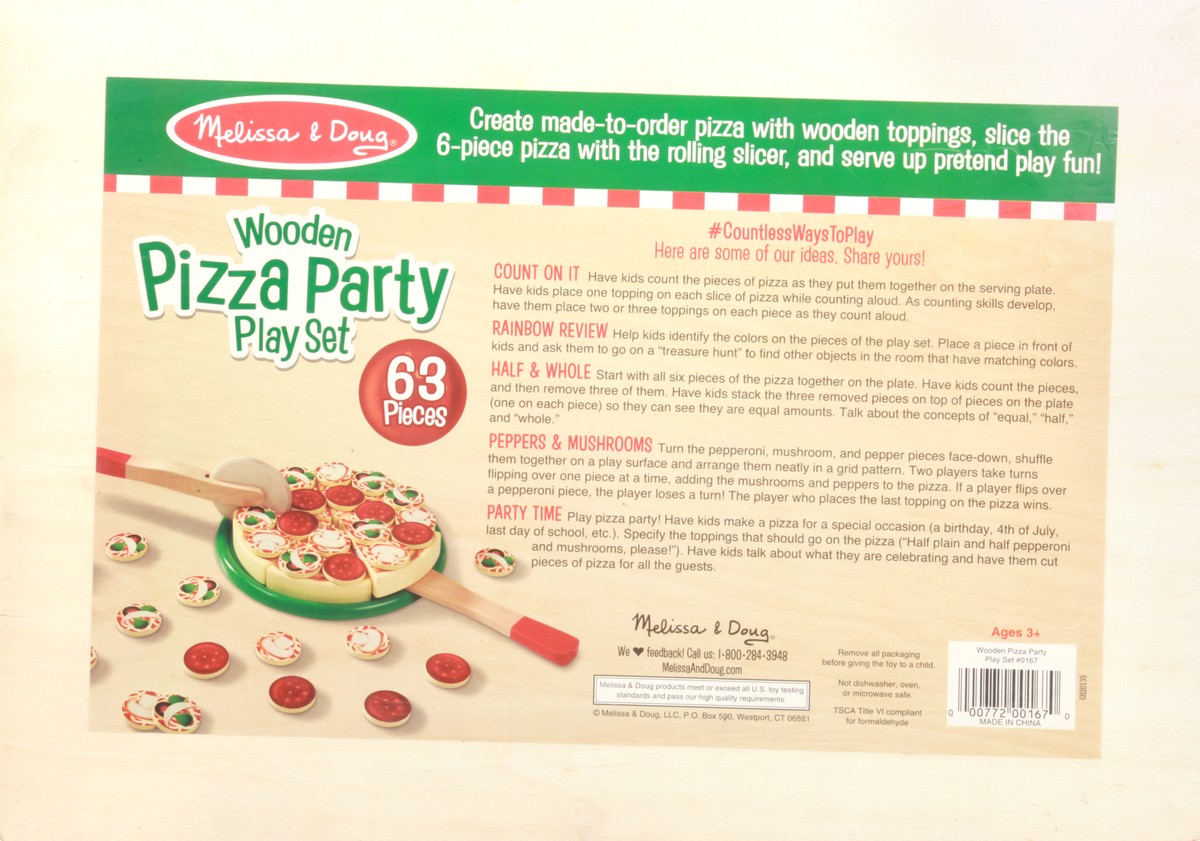 slide 9 of 9, Melissa & Doug Wooden Pizza Party Play Set 1 ea, 1 ct