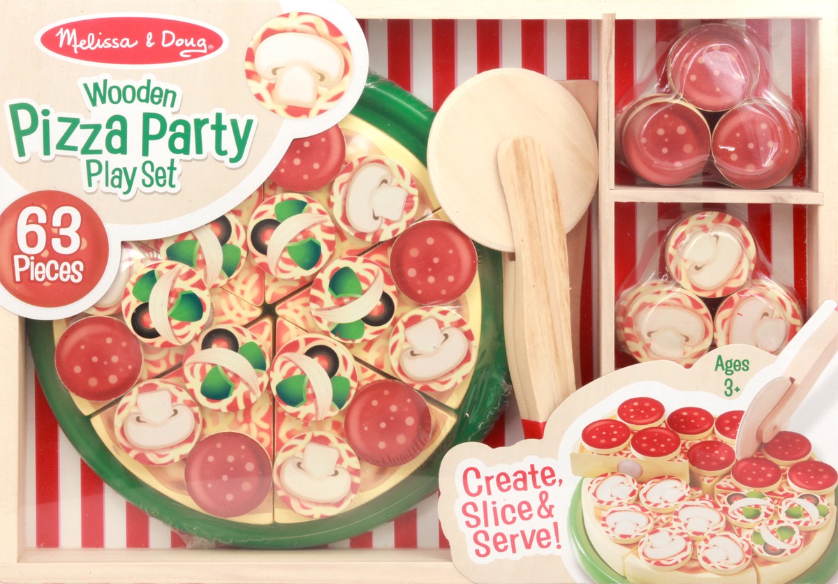 slide 1 of 9, Melissa & Doug Wooden Pizza Party Play Set 1 ea, 1 ct