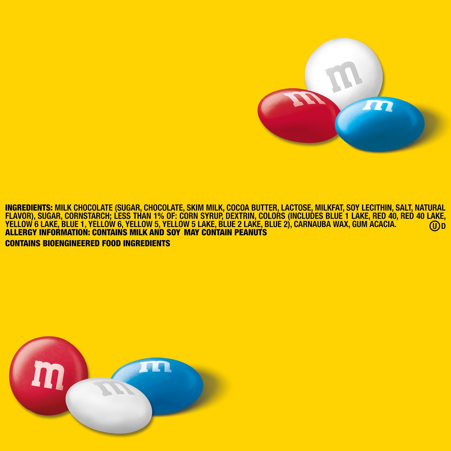slide 2 of 8, M&M's Summer Red, White & Blue Assorted Milk Chocolate Candy, Share Size, 3.14 Oz Bag, 1 ct