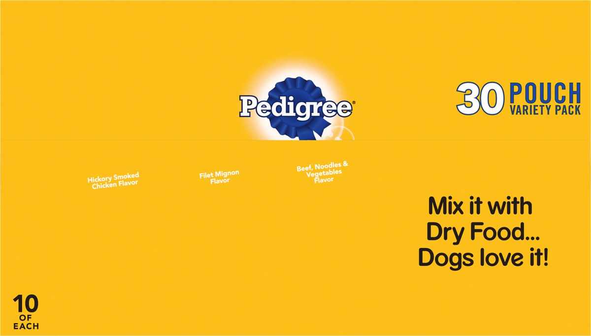 slide 9 of 9, Pedigree Choice Cuts in Gravy Chicken, Beef Adult Wet Dog Food - 3.5oz/30ct, 3.5 oz, 30 ct