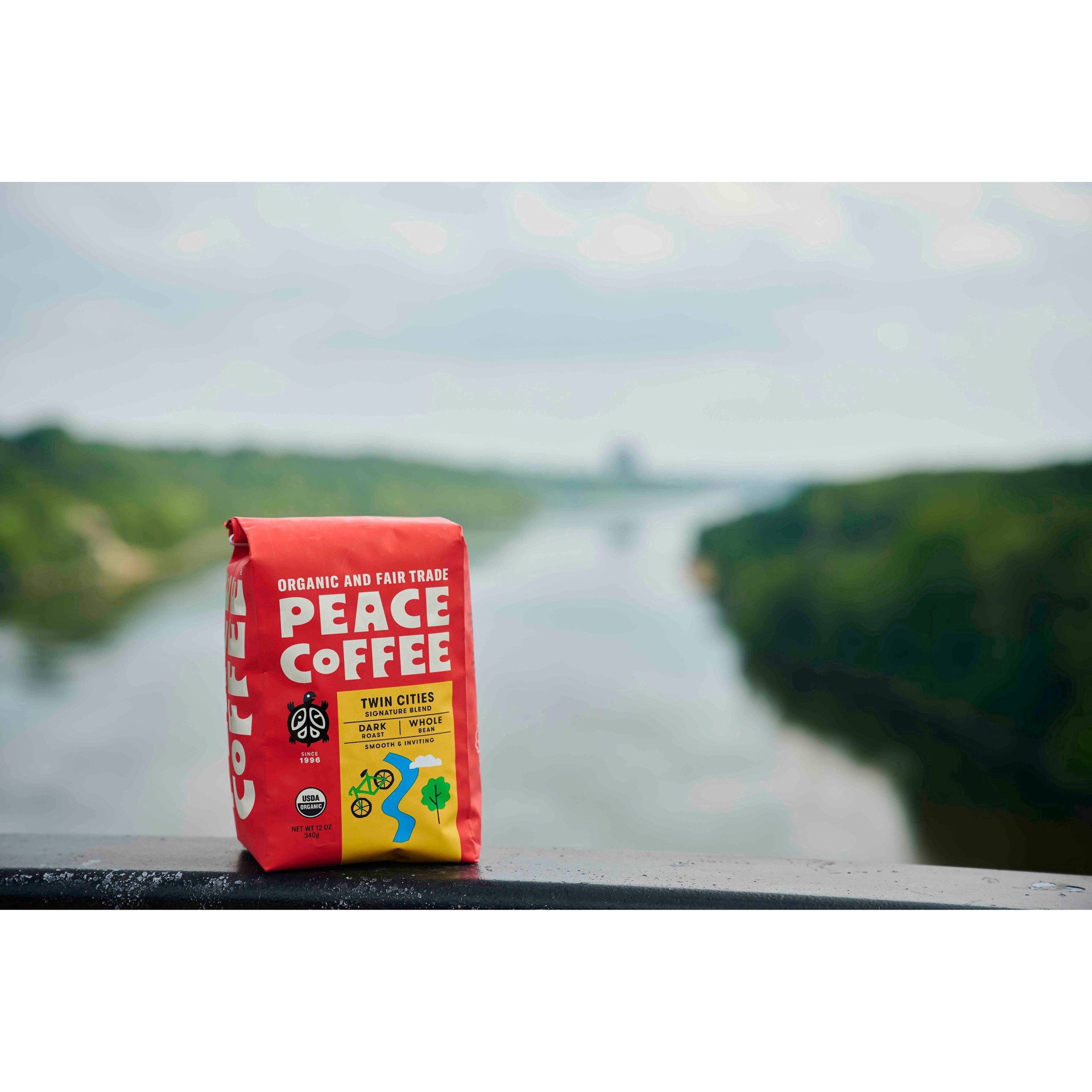 slide 6 of 19, Peace Coffee Organic Fair Trade Twin Cities Blend Dark Roast Whole Bean Coffee- 12 oz, 12 oz