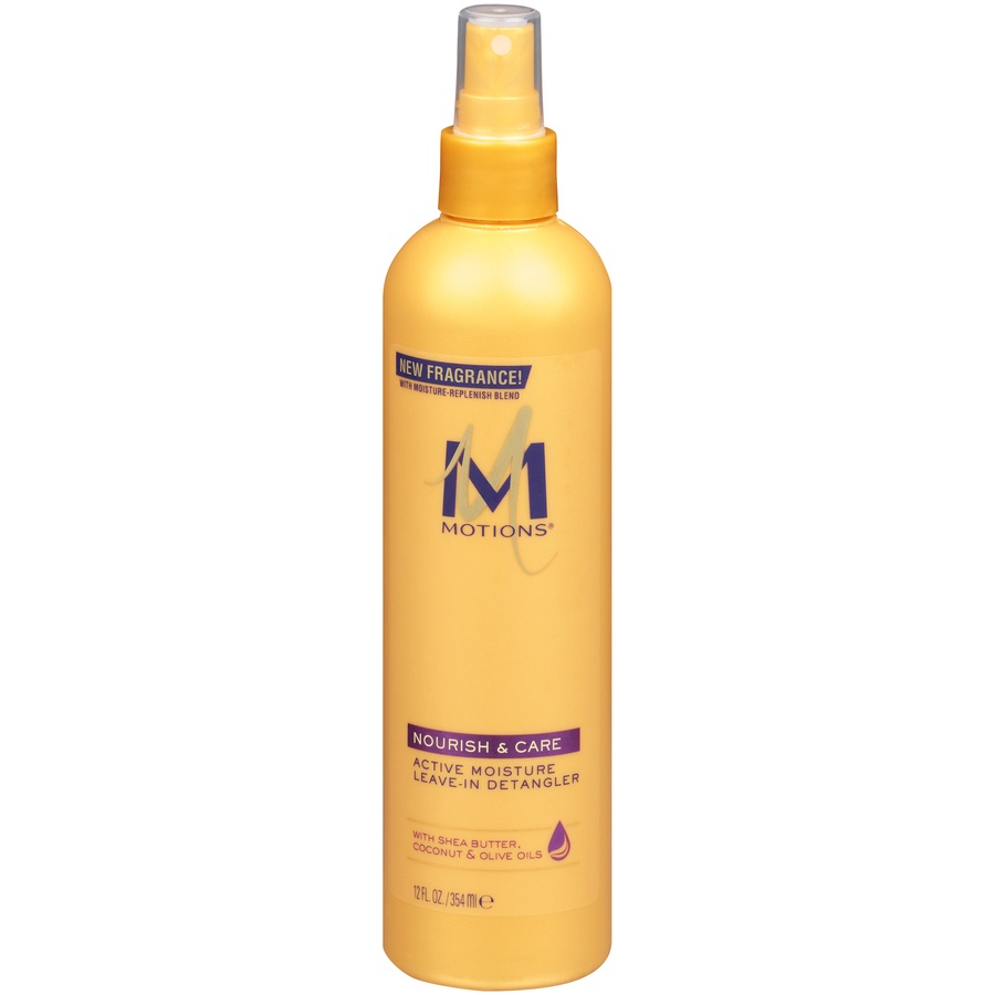 slide 1 of 5, Motions Nourish & Care Active Moisture Leave-In Detangler 12 fl. oz Bottle, 12 fl oz