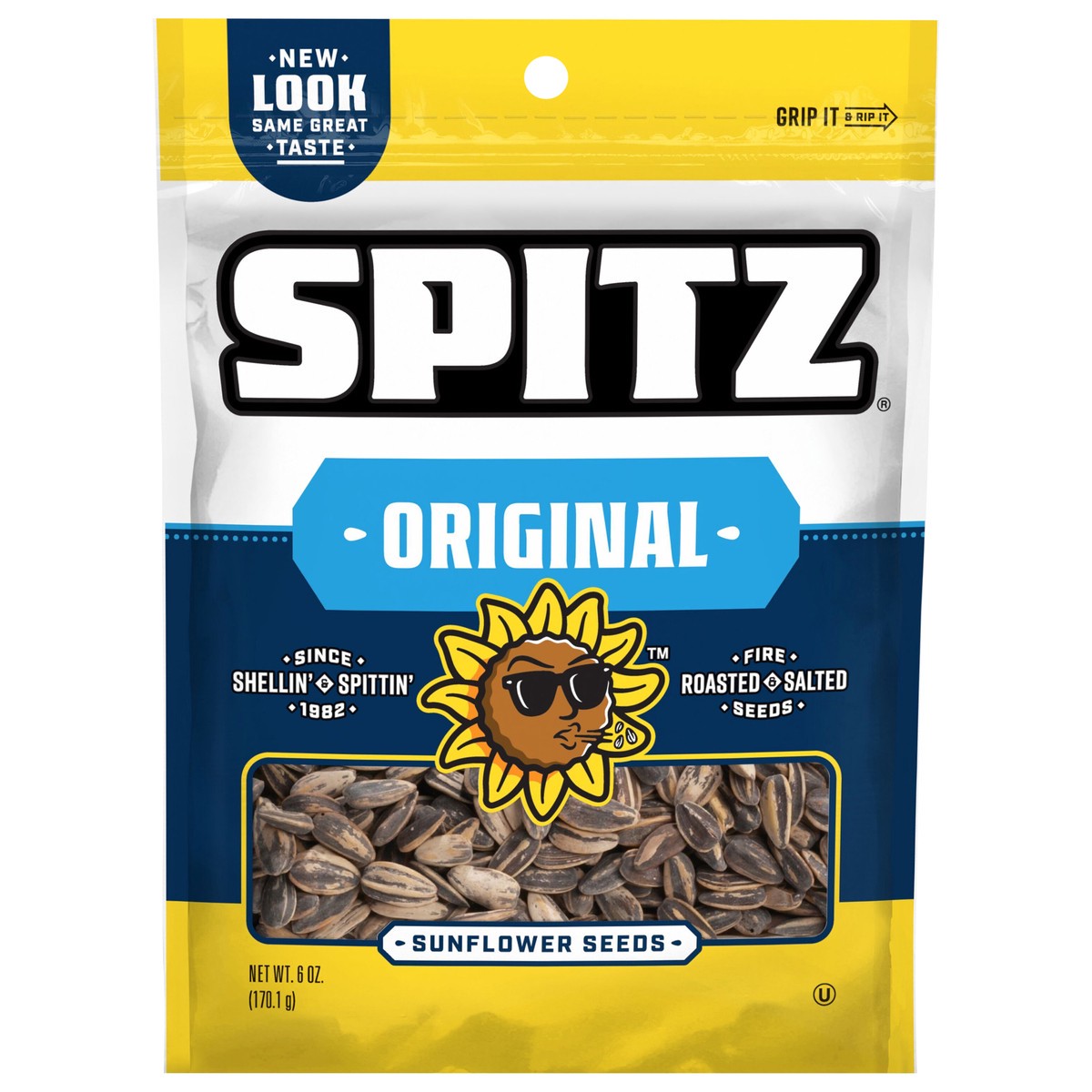 slide 1 of 6, Spitz Sunflower Seeds Original Roasted And Salted 6 Oz, 6 oz