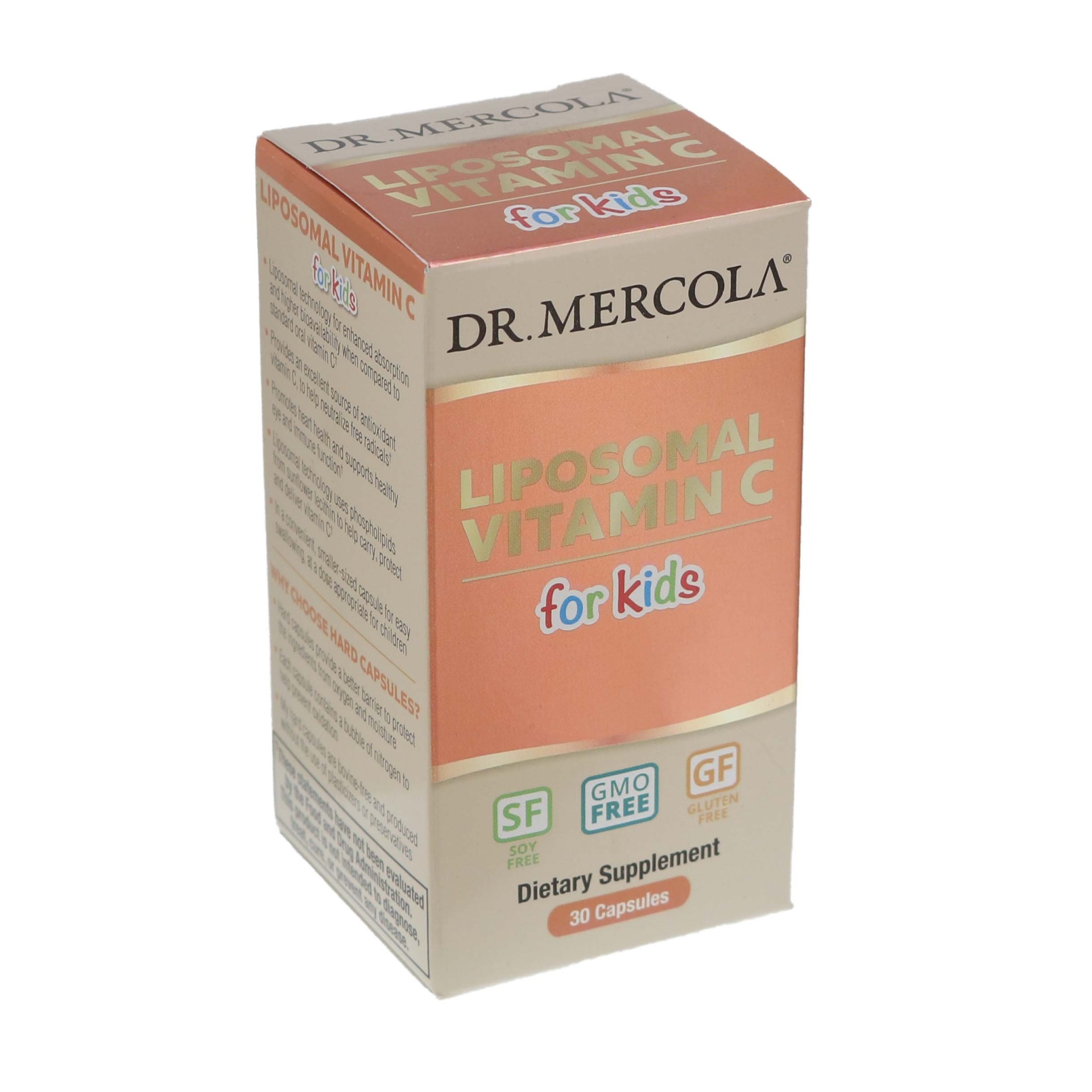 slide 1 of 1, Dr. Mercola Liposomal Vitamin C For Kids, 30 ct