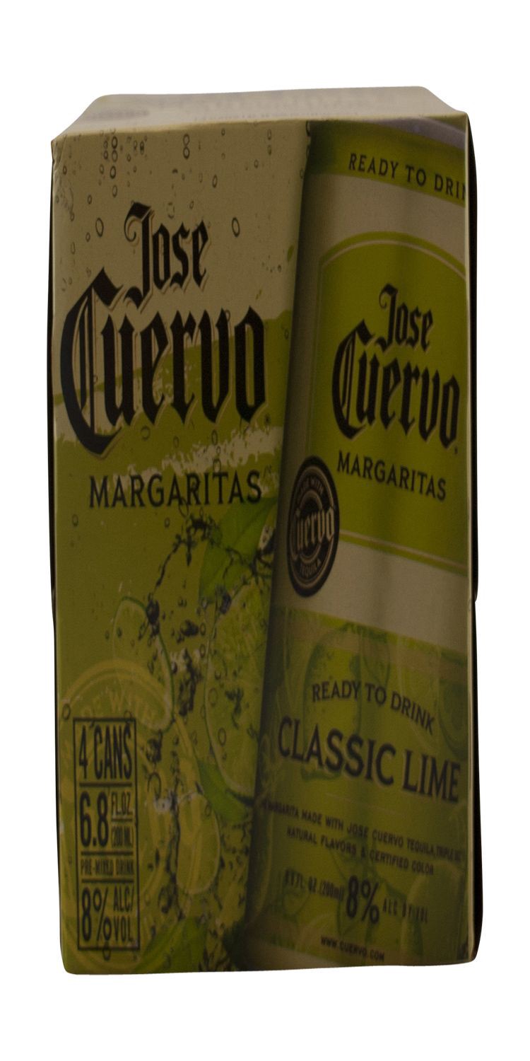 slide 1 of 2, Jose Cuervo Ready-to-Drink Classic Lime Margarita, 4 ct; 6.8 oz