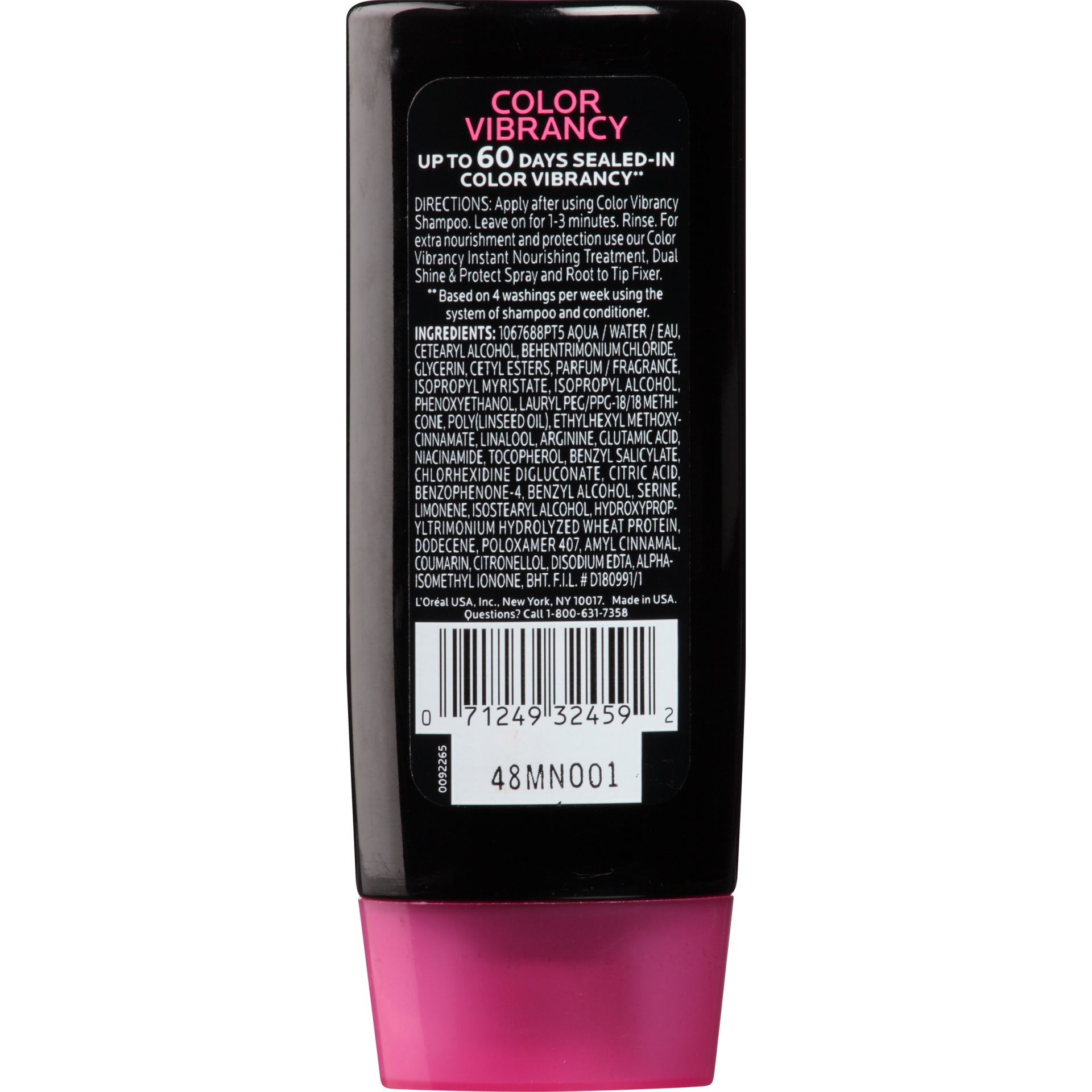 slide 4 of 5, L'Oréal Paris Advanced Haircare Color Vibrancy Conditioner, 3 fl oz