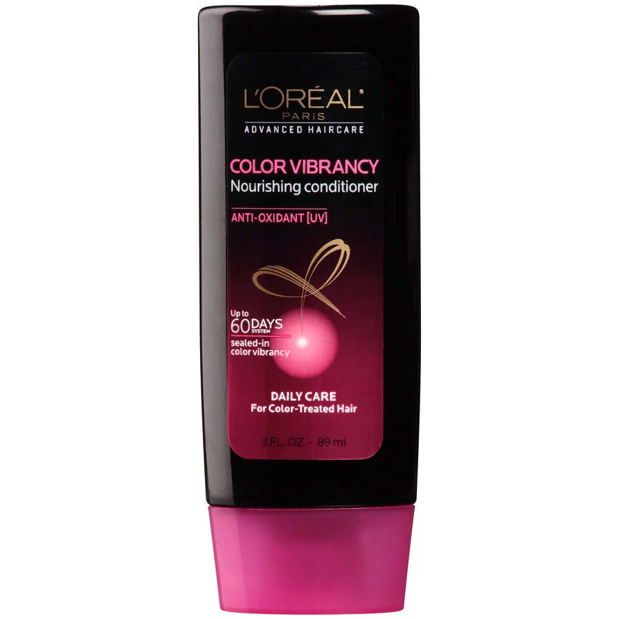 slide 1 of 5, L'Oréal Paris Advanced Haircare Color Vibrancy Conditioner, 3 fl oz