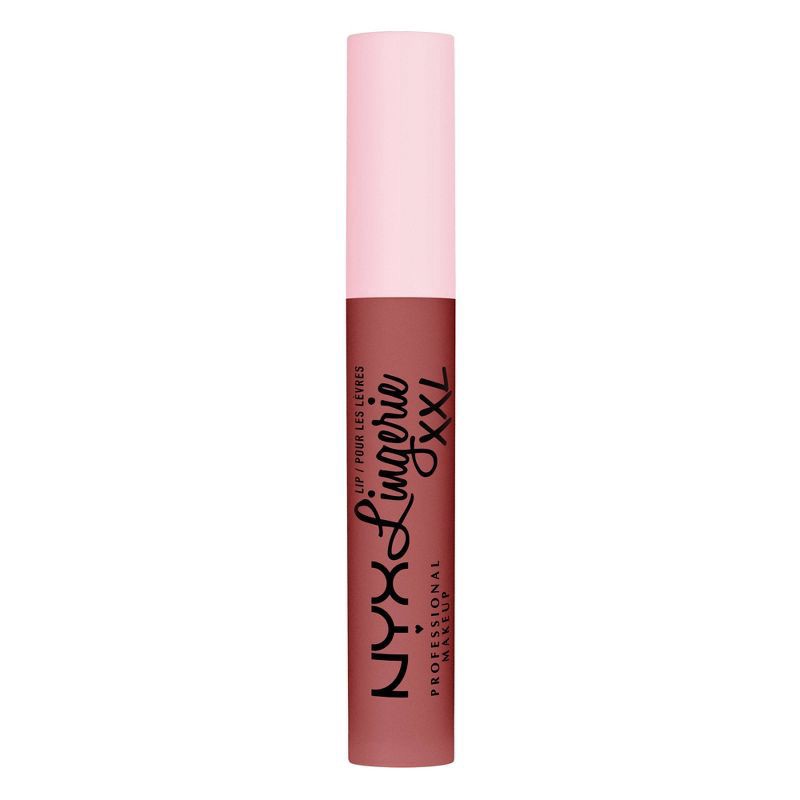 slide 2 of 9, NYX Professional Makeup Lip Lingerie XXL Liquid Lipstick Stripped Down, 0.13 fl oz