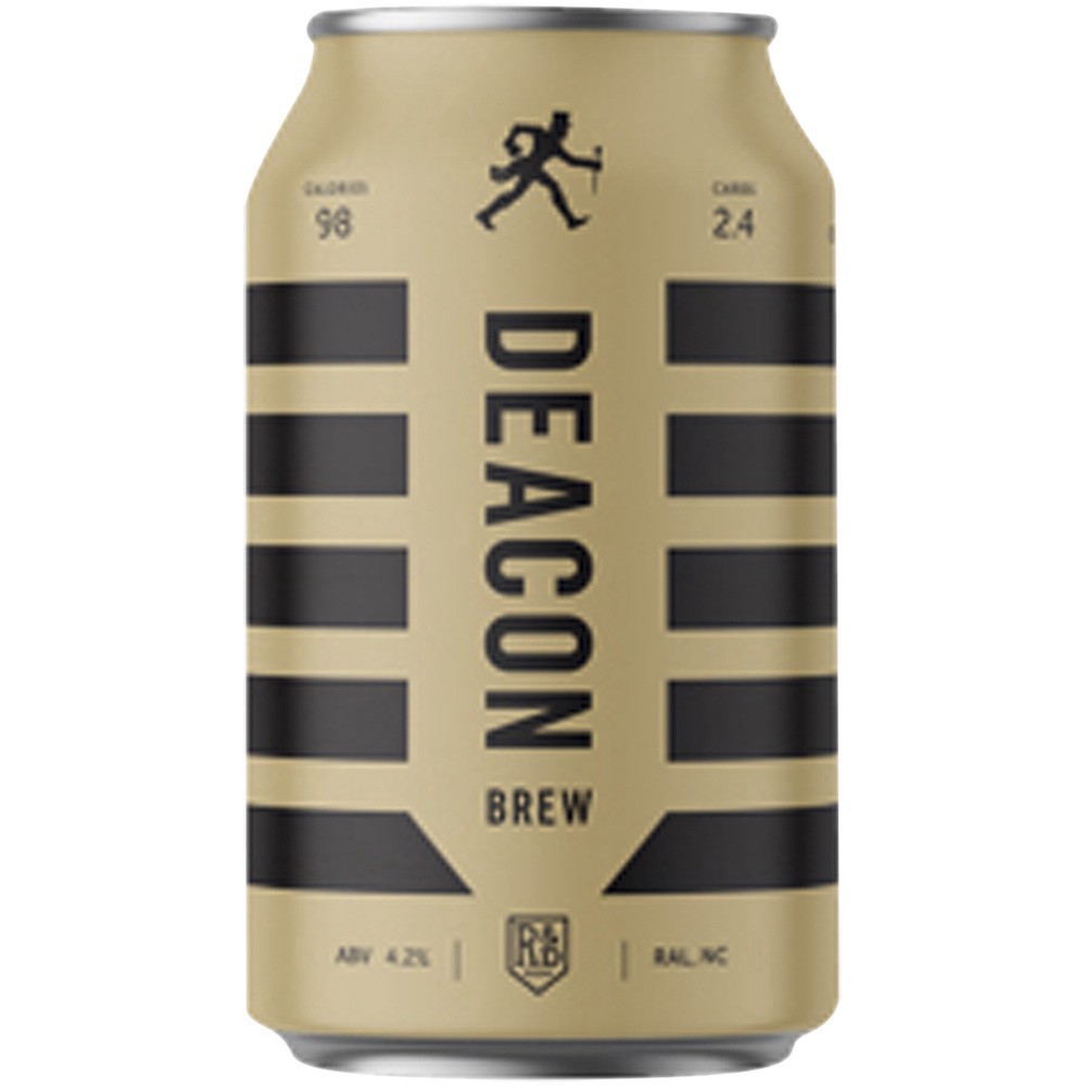 slide 1 of 1, R&D Brewing Refreshing Light Deacon Brew Beer 12 - 12 oz Cans, 12 ct