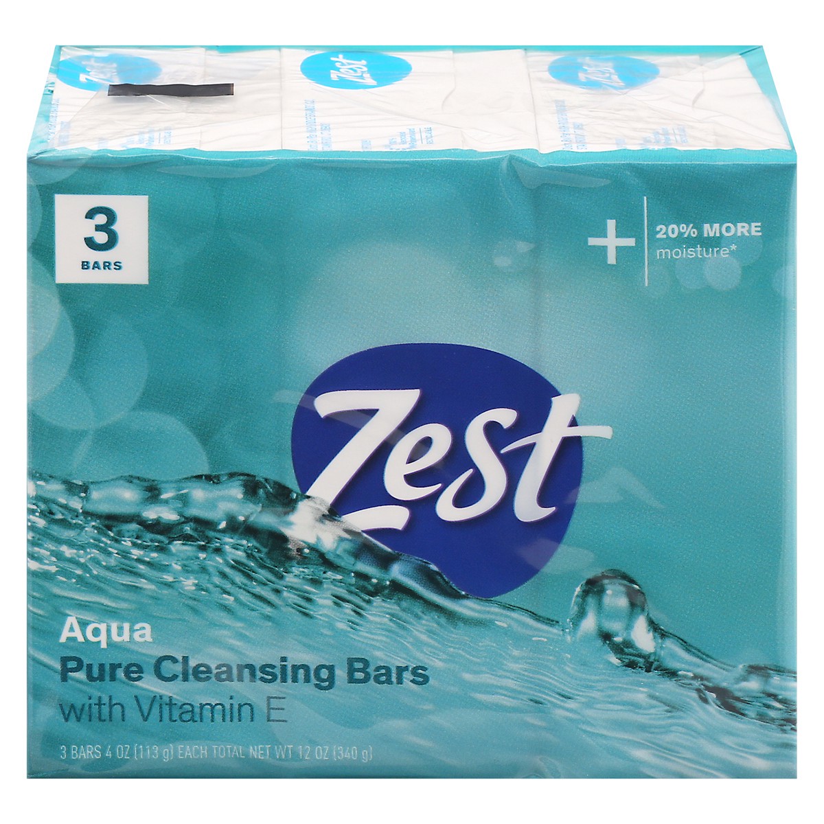slide 1 of 13, Zest Aqua Refreshing Soap Bars, 3 ct