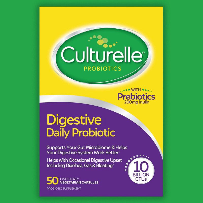 slide 7 of 7, Culturelle Digestive Daily Probiotic 50 Capsules, 50 ct