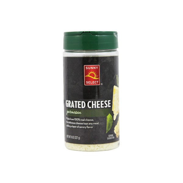 slide 1 of 1, Sunny Select, Parmesan Cheese, 8 oz