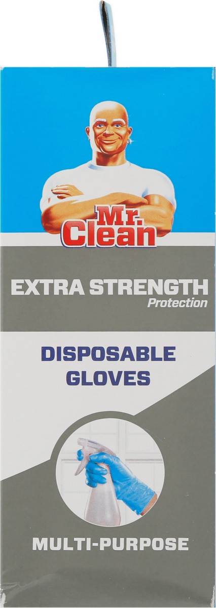 slide 9 of 9, Mr. Clean Latex-Free Multi-Purpose Extra Strength Protection Disposable Gloves 50 ea, 50 ct