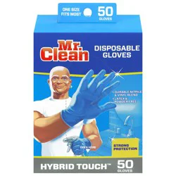 Mr. Clean Hybrid Touch Disposable One Size Fits Most Gloves 50 Each