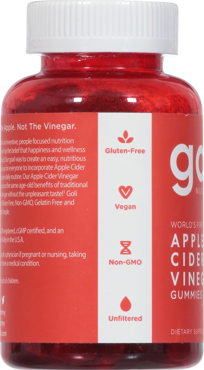 slide 5 of 9, Goli Apple Cider Vinegar 60 Gummies, 60 ct