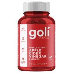 Goli Nutrition Goli Apple Cider Vinegar Gummies, 60ct