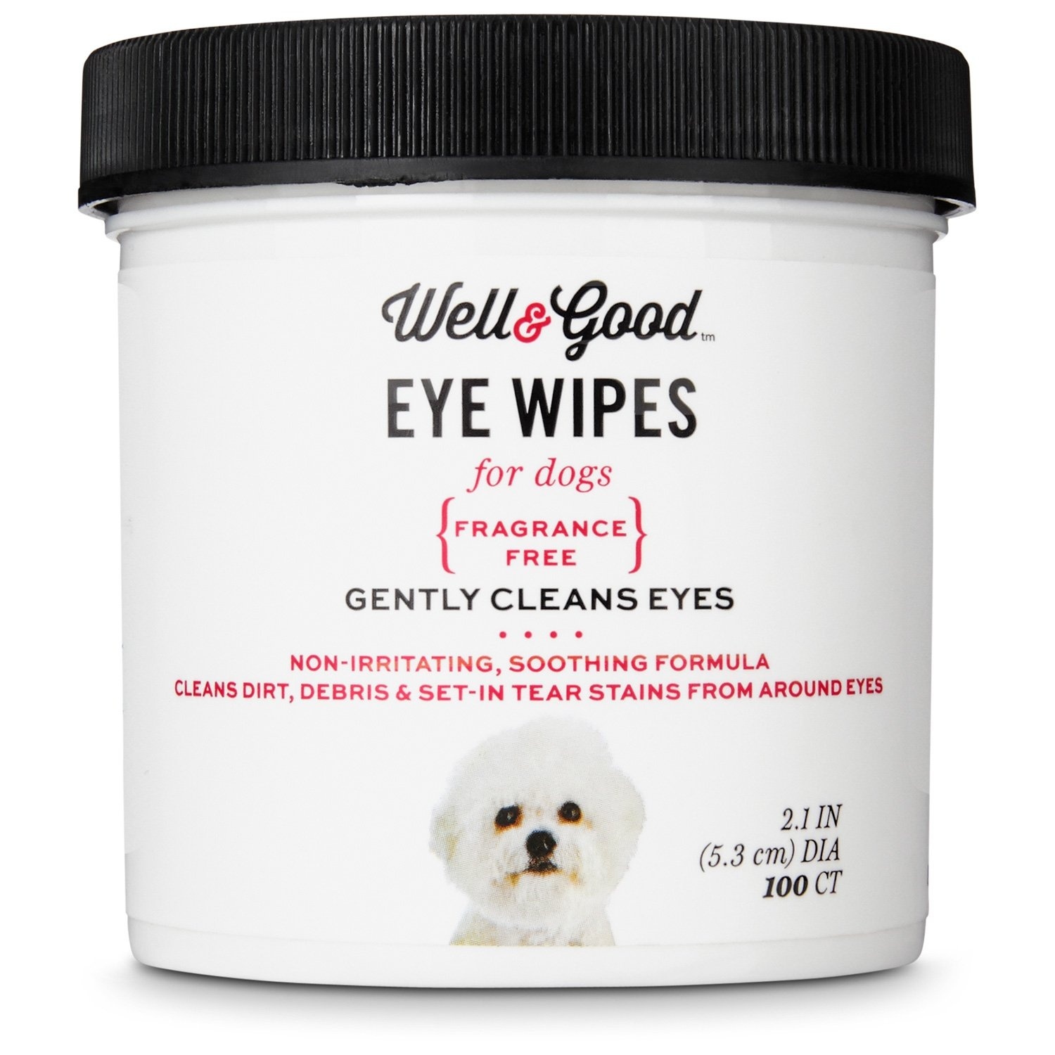 slide 1 of 1, Well & Good Dog Eye Wipes, 100 ct