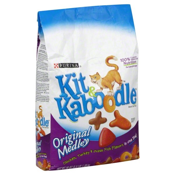 slide 1 of 1, Purina Kit & Kaboodle Original Cat Food Medley, 3.15 lb