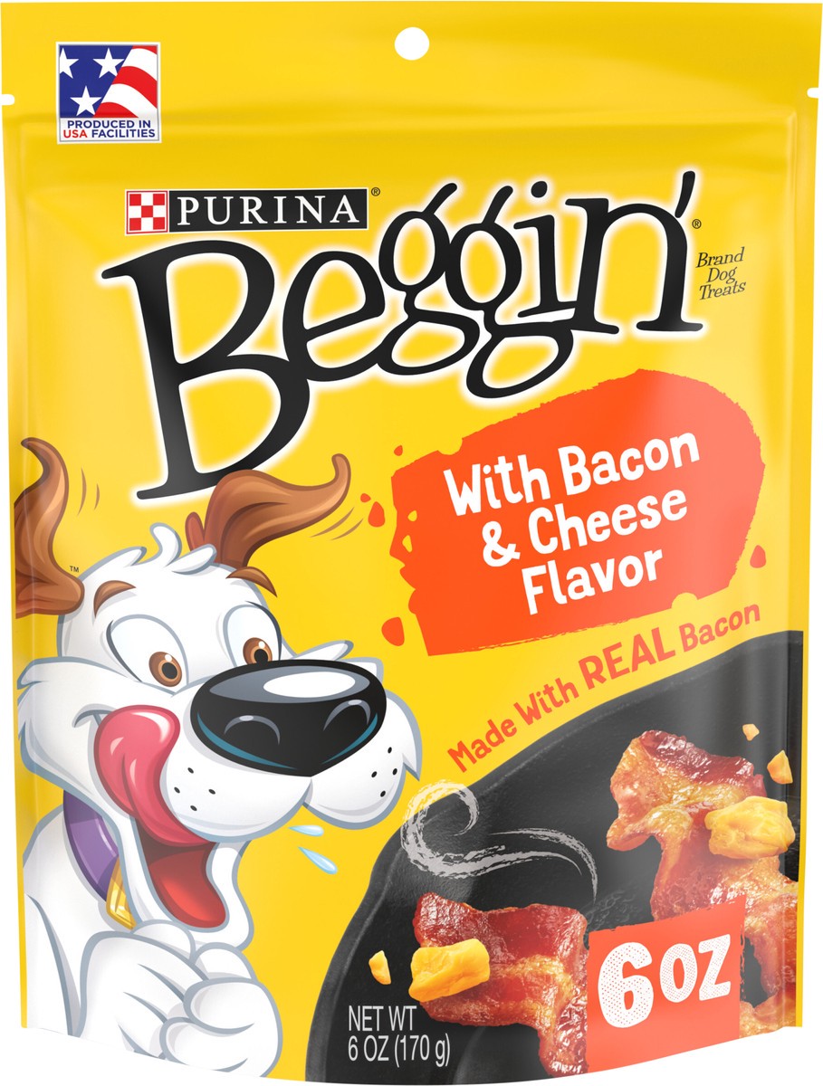 slide 7 of 9, Beggin' Purina Beggin' Strips With Real Meat Dog Training Treats With Bacon and Cheese Flavors, 6 oz