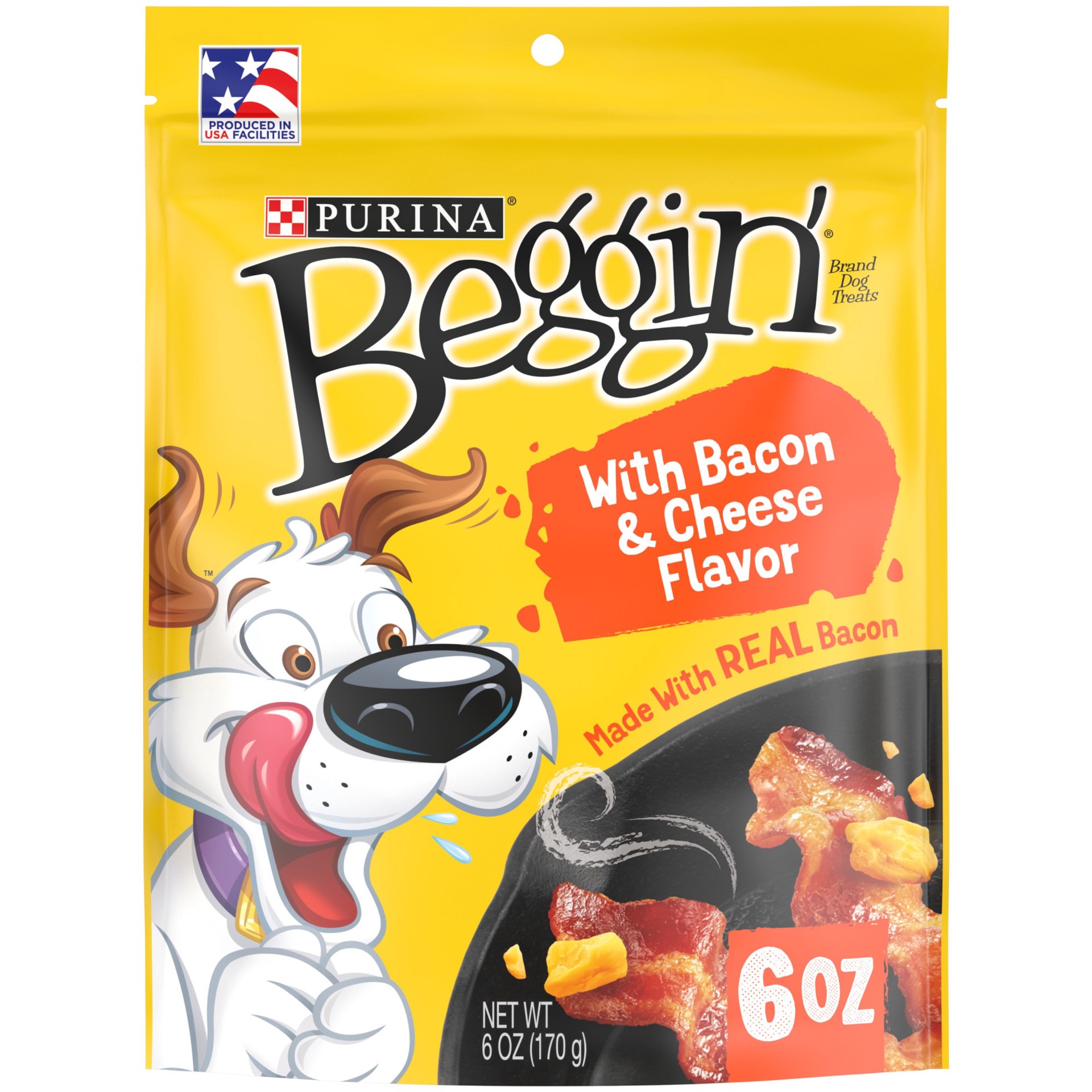 slide 1 of 9, Beggin' Purina Beggin' Strips With Real Meat Dog Training Treats With Bacon and Cheese Flavors, 6 oz