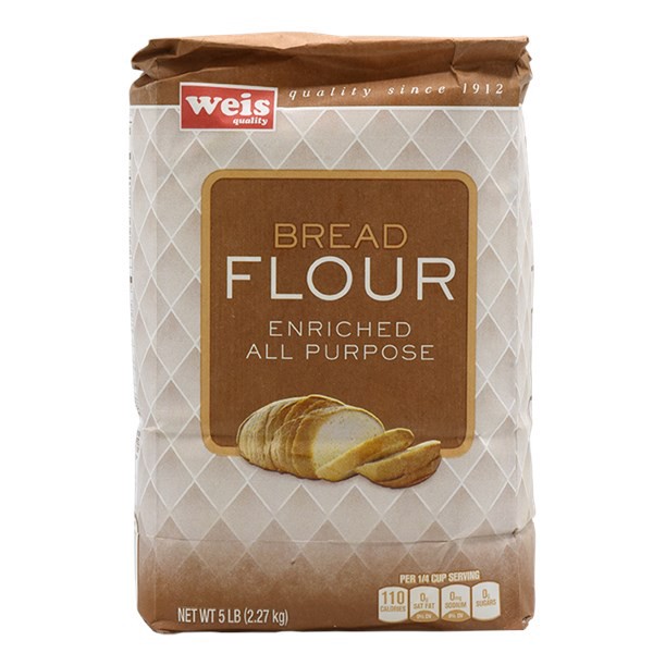 slide 1 of 1, Weis Quality Bread Flour, 5 lb