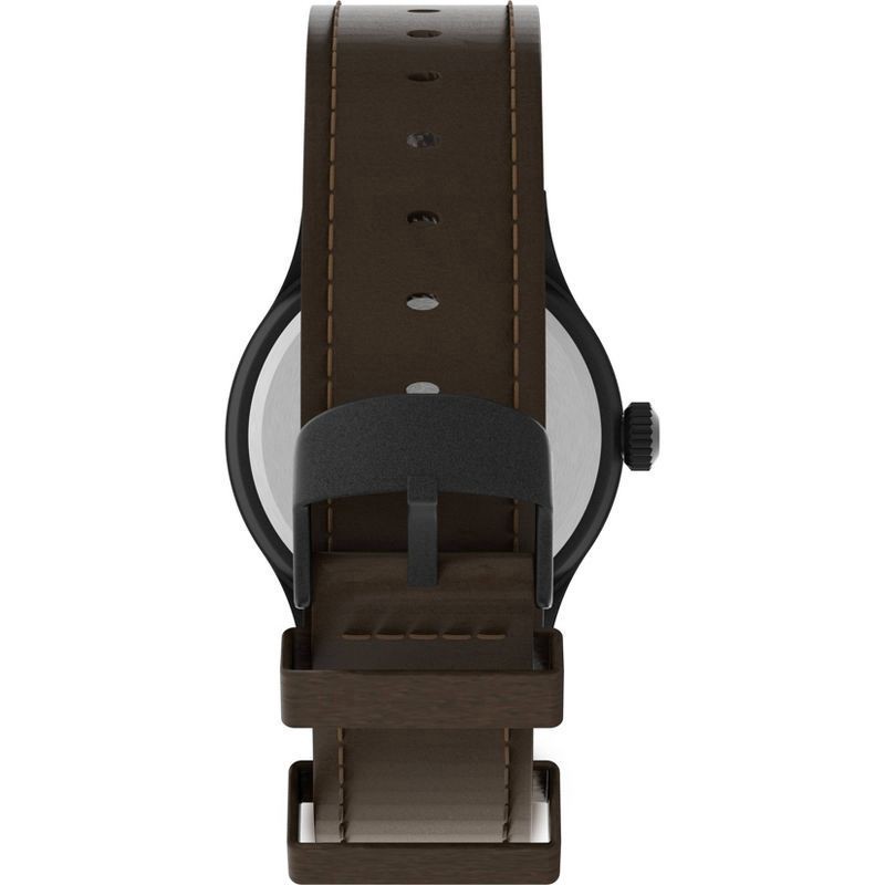 slide 3 of 3, Timex Men's Timex Expedition Scout Watch with Leather Strap - Black/Brown T49963JT, 1 ct