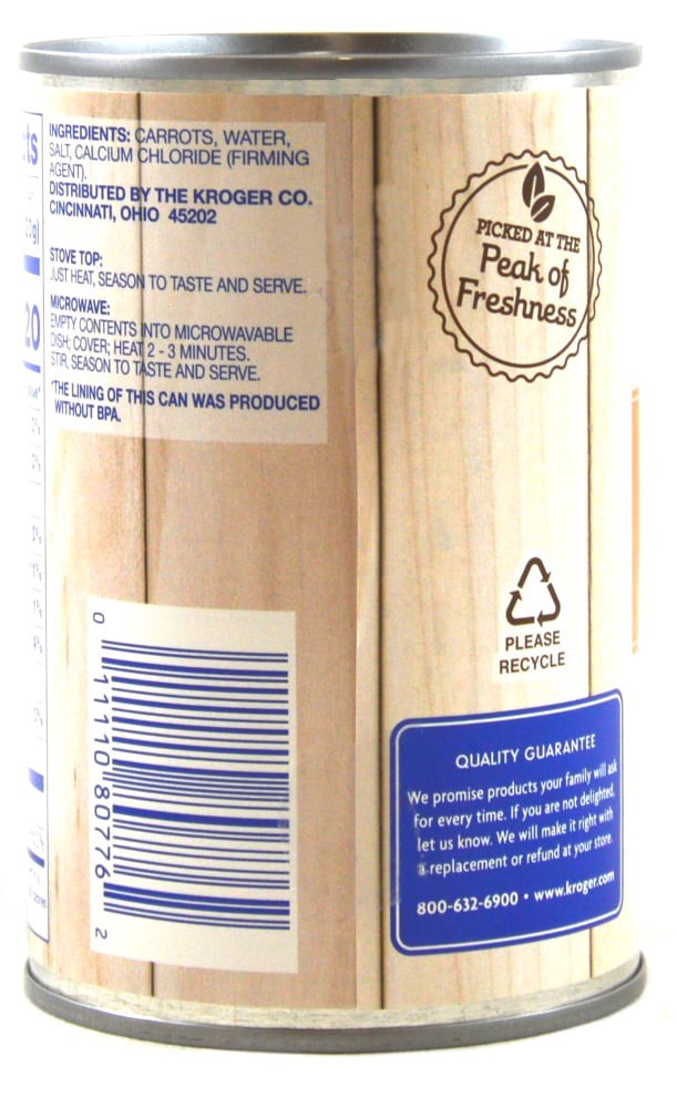 slide 2 of 5, Kroger Canned Sliced Carrots, 14.5 oz