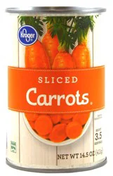 Kroger Canned Sliced Carrots
